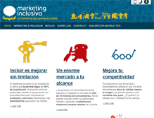 Tablet Screenshot of marketinginclusivo.com
